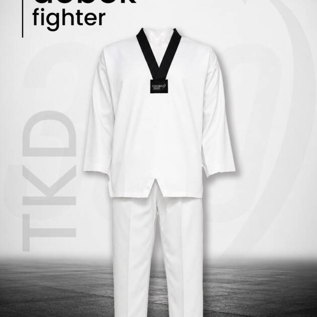 COMBAT 360 DOBOK FIGHTER CUELLO NEGRO